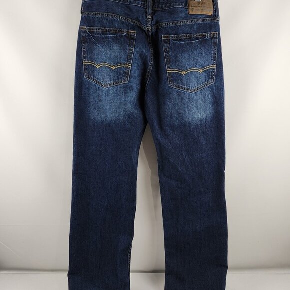 American Eagle Outfitters Jeans Mens 34x33 Blue Relaxed Made to Last Denim - Picture 8 of 10